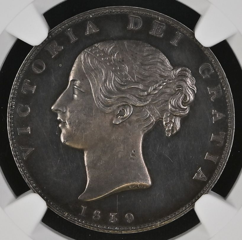 SOLD 1839年 英国🇬🇧 ヴィクトリア女王 ハーフクラウン銀貨 ヤング SOLD 1839年 英国🇬🇧 ヴィクトリア女王 ハーフクラウン銀貨 ヤング