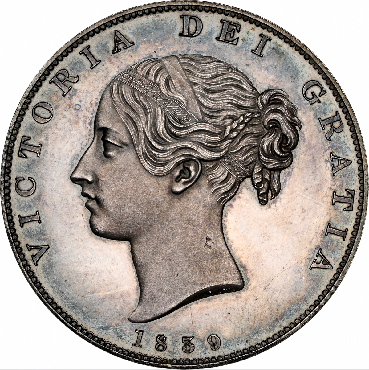 F*i様 1887年 英国ジュベリーヘッド ヴィクトリア女王 ハーフクラウン銀貨 SOLD 1839年 英国🇬🇧 ヴィクトリア女王 ハーフクラウン銀貨