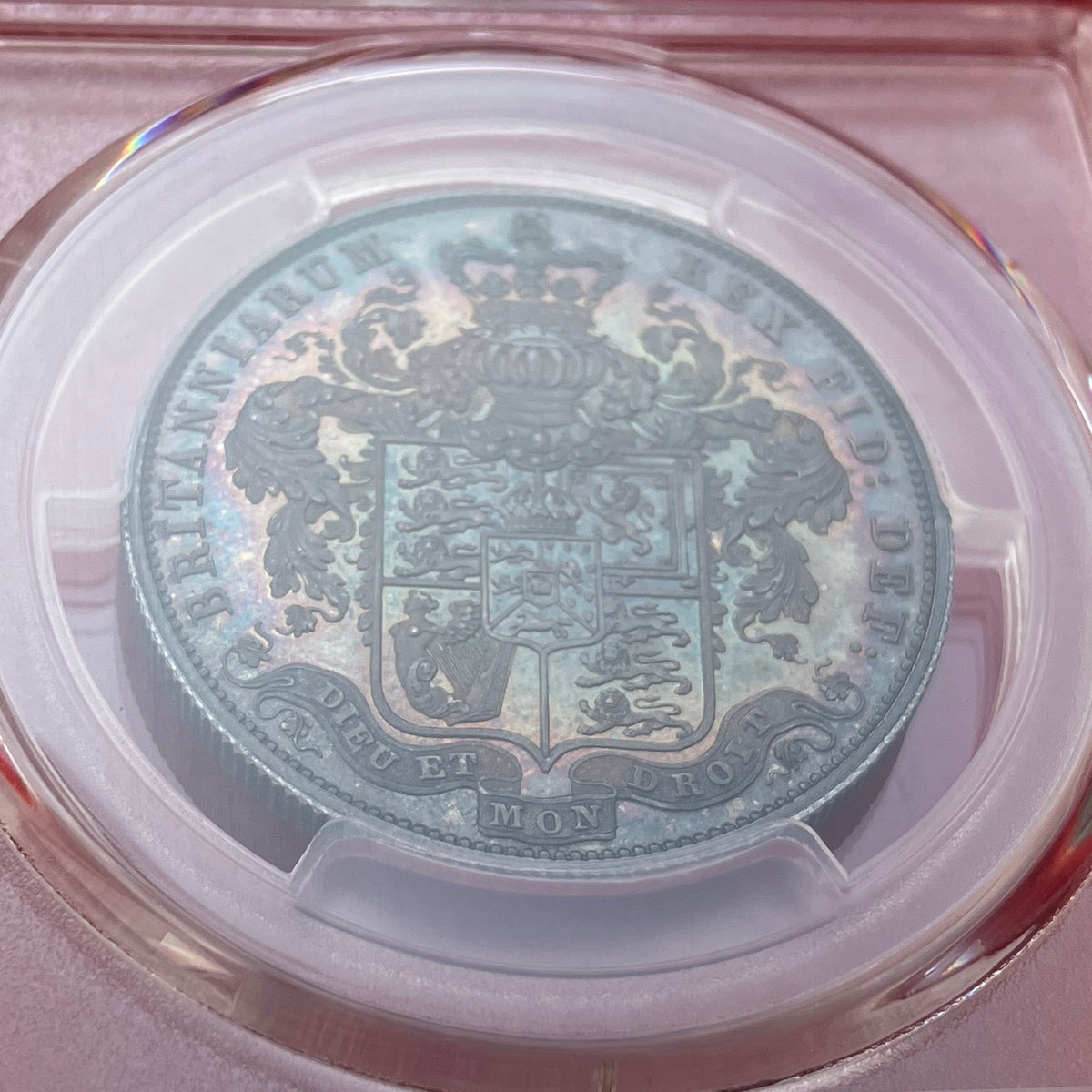 1826年 英国🇬🇧 ジョージ4世 ハーフクラウン銀貨 PCGS PR64