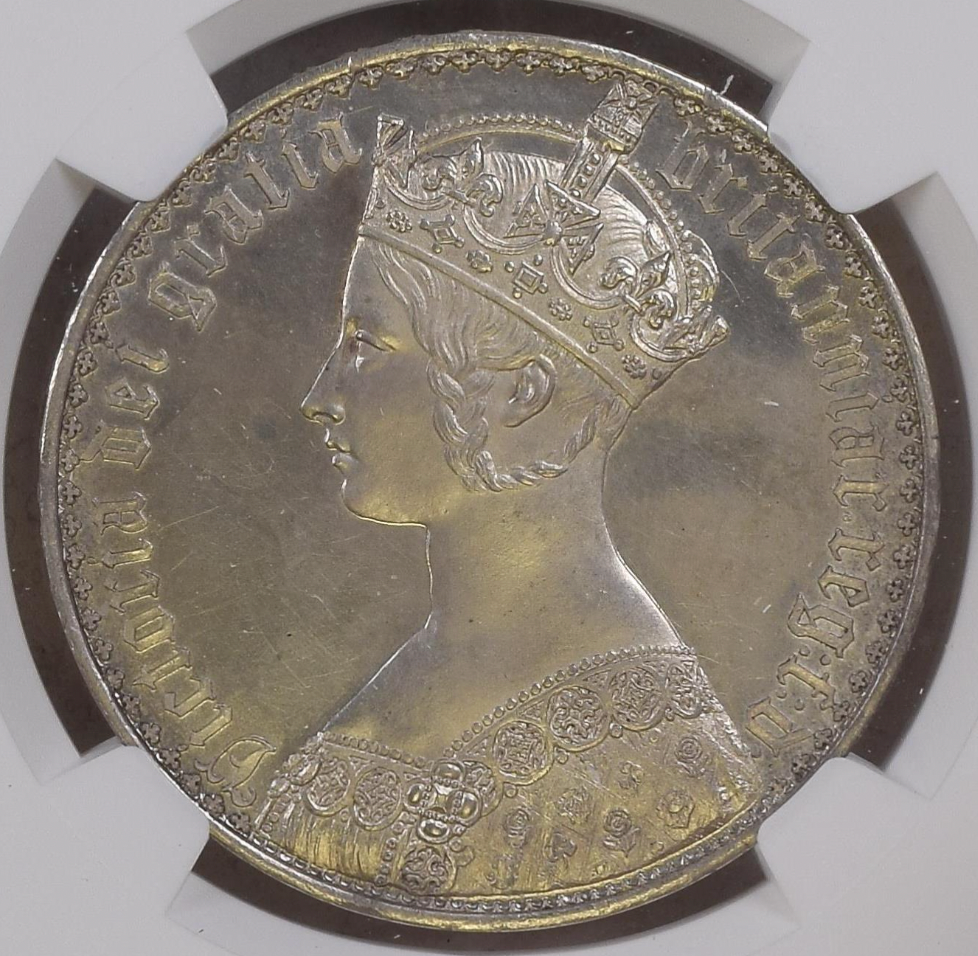 1847年 英国 ゴシッククラウン銀貨 PF63 – FIRST SOVEREIGN