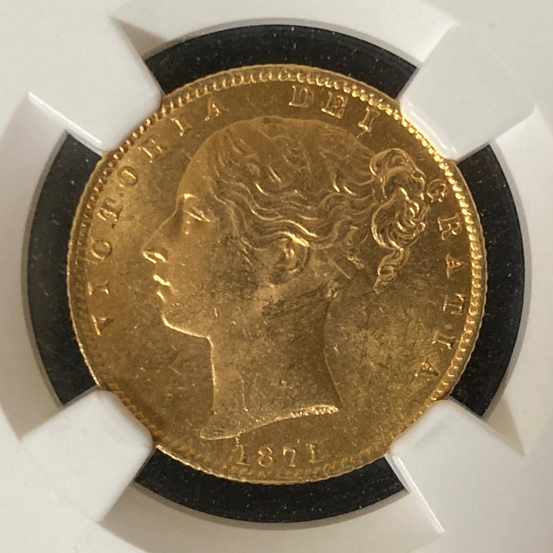 SOLD】1871年 英国 ヴィクトリア ソブリン金貨 MS65 NGC – FIRST SOVEREIGN