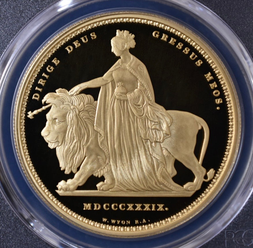 SOLD】イギリス領オルダニー 2019年 ウナとライオン 5ポンド金貨