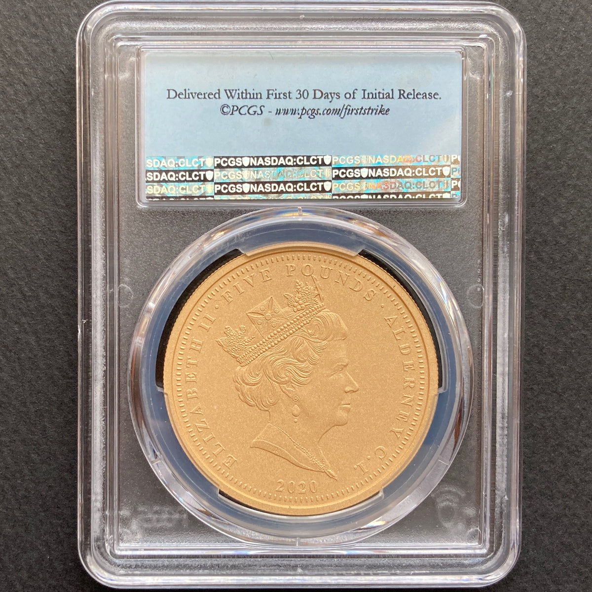 SOLD】イギリス領オルダニー 2020年 スリーグレイセス 5ポンド金貨