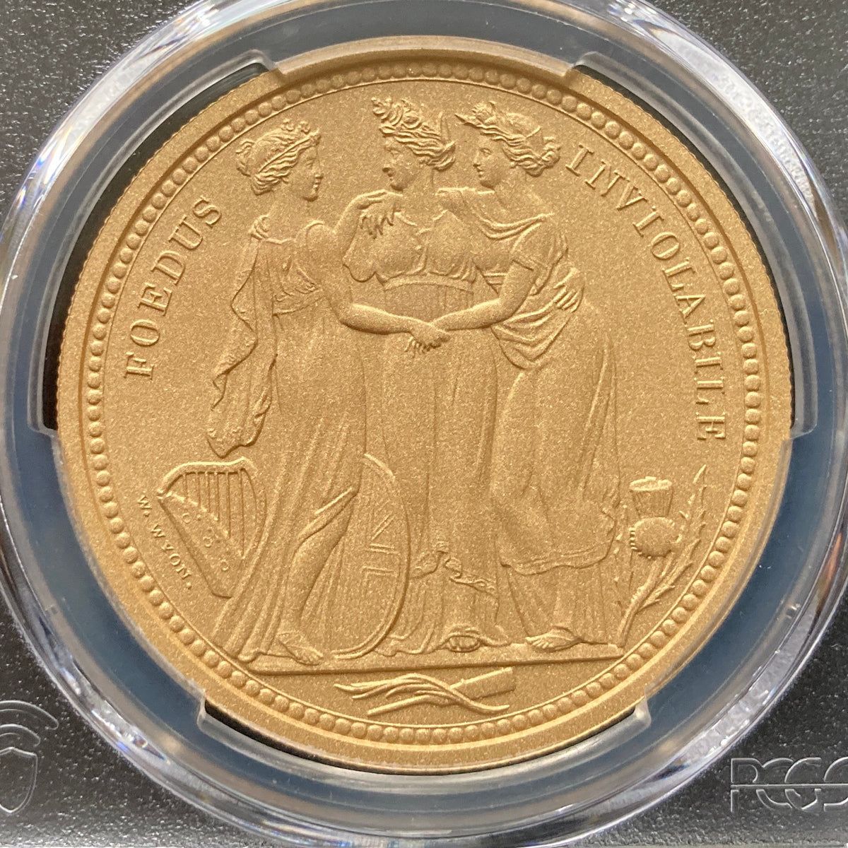 SOLD】イギリス領オルダニー 2020年 スリーグレイセス 5ポンド金貨