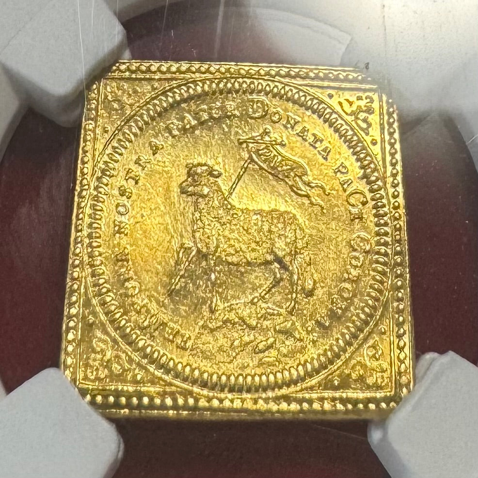 1700年 ドイツ ニュルンベルク ラムダカット ダカット金貨 MS62 NGC クリッペ!! – FIRST SOVEREIGN