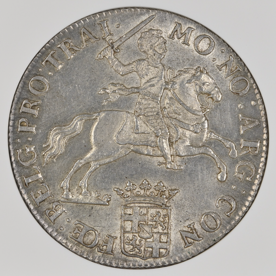 SOLD】1793年 オランダ ユトレヒト デゥカトン銀貨 シルバーライダー