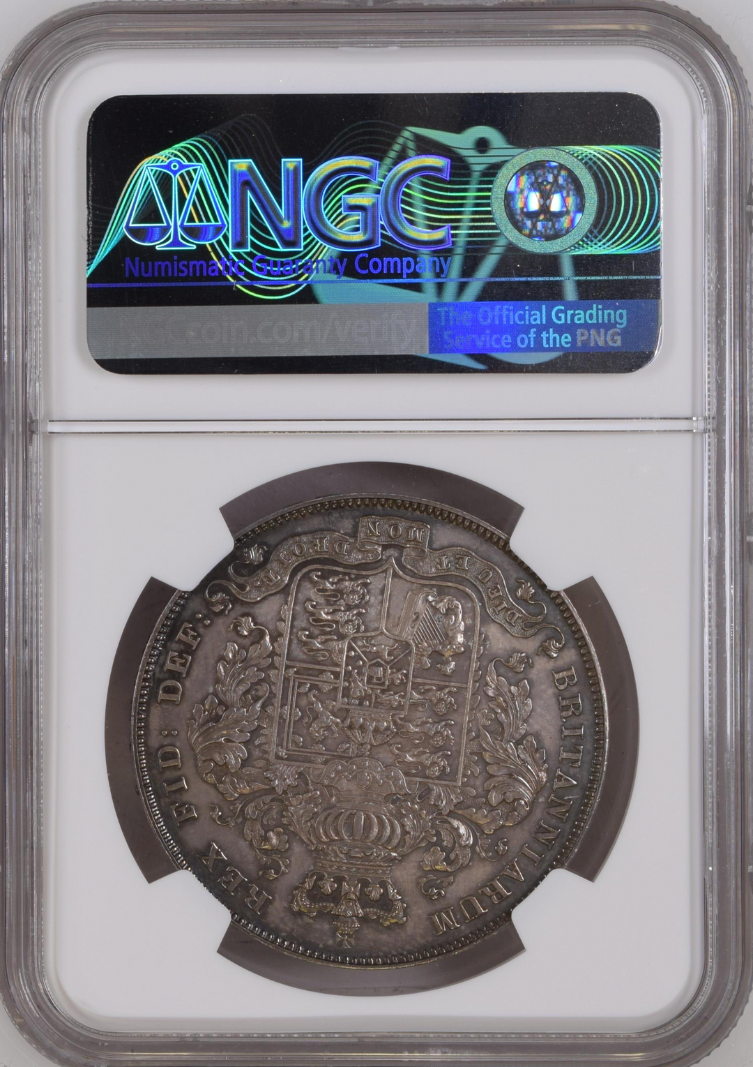 SOLD 1826年 英国🇬🇧 ジョージ4世 クラウン銀貨 PF64 SEPTIMO