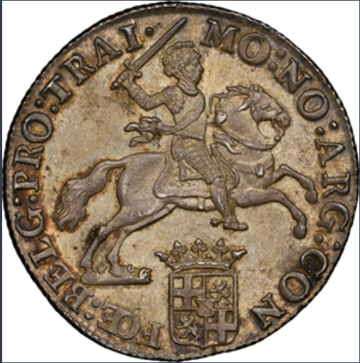 SOLD】1790年 オランダ🇳🇱 ユトレヒト デゥカトン銀貨 シルバー