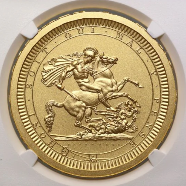 SOLD】2024年 英国🇬🇧 チャールズ3世 ピストルッチ セントジョージの SOLD】2024年 英国🇬🇧 チャールズ3世 ピストルッチ セントジョージの