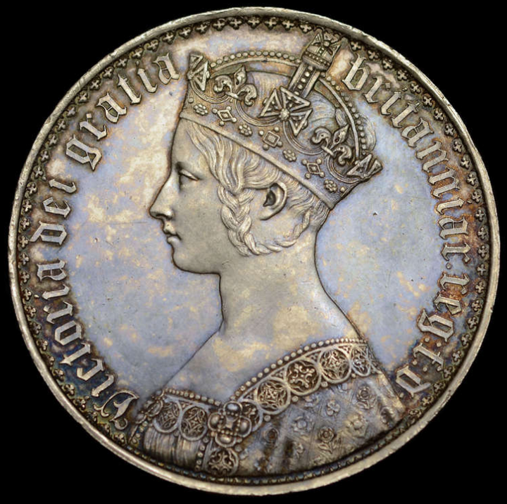 SOLD】1847年 英国🇬🇧 ゴシッククラウン銀貨 NGC PF62 UN DEC. ブルー SOLD】1847年 英国🇬🇧 ゴシッククラウン銀貨 NGC PF62 UN DEC. ブルー