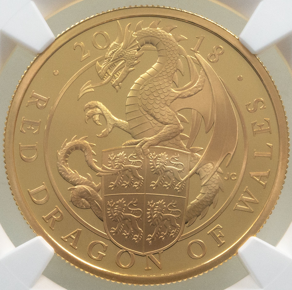 SOLD】 2018年 英国🇬🇧 クイーンズビースト レッドドラゴン 1オンス SOLD】 2018年 英国🇬🇧 クイーンズビースト レッドドラゴン 1オンス