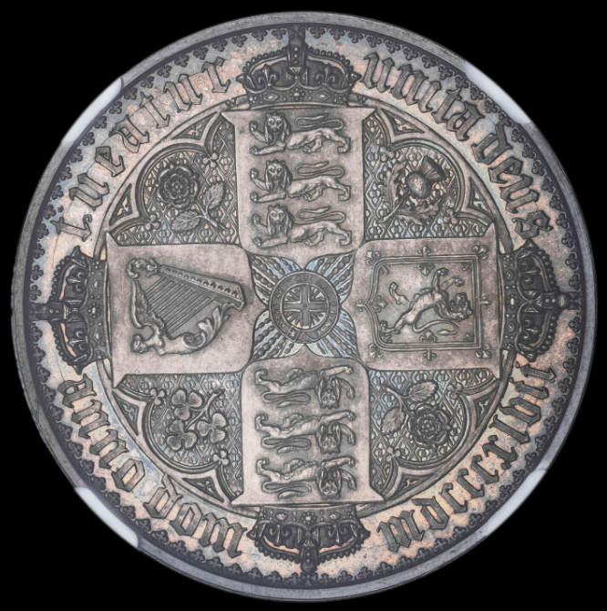 SOLD】1847年 英国🇬🇧 ゴシッククラウン銀貨 PURE SILVER プレーン