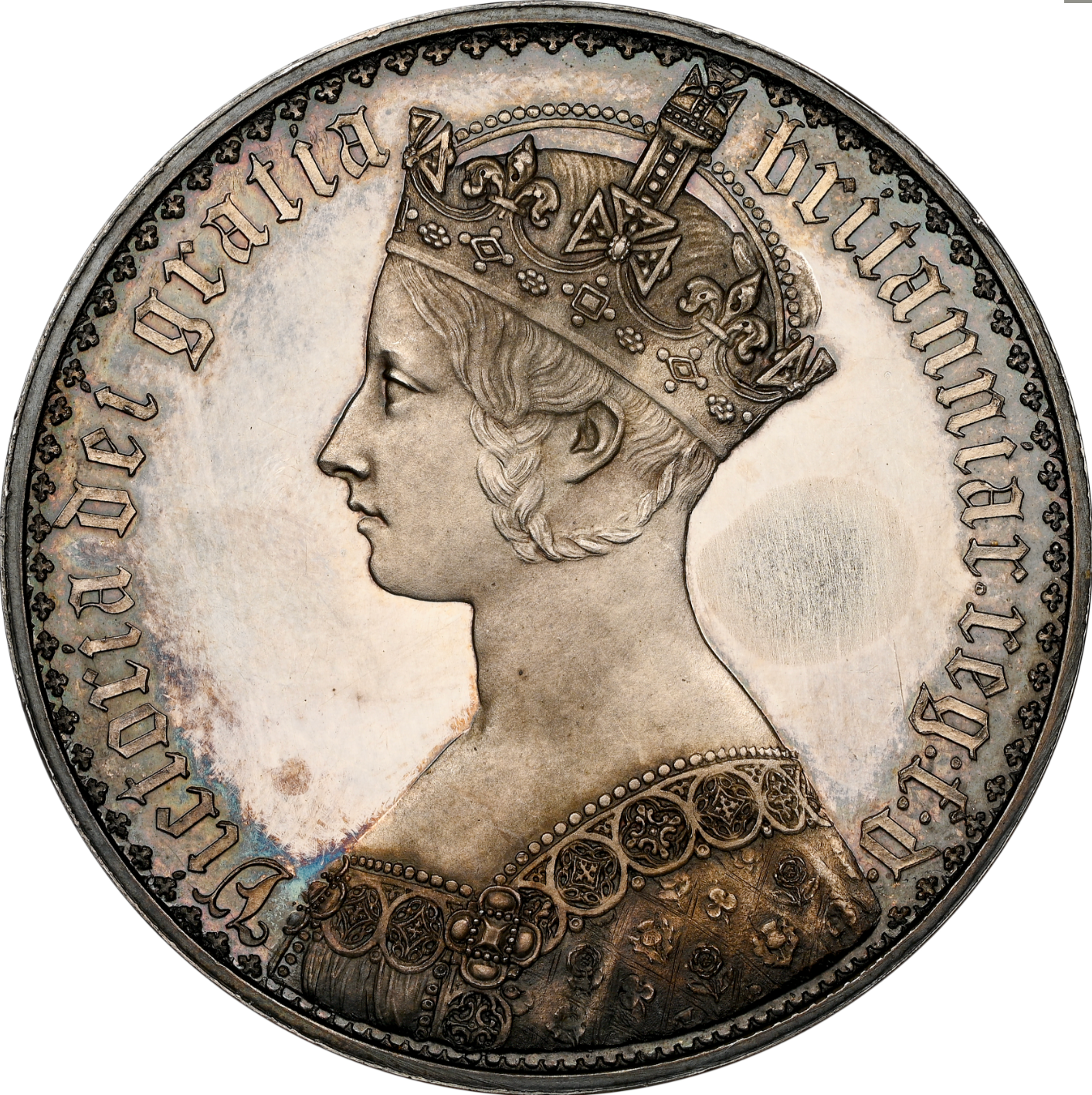 SOLD】1847年 英国🇬🇧 ゴシッククラウン銀貨 PURE SILVER プレーン SOLD】1847年 英国🇬🇧 ゴシッククラウン銀貨 PURE SILVER プレーン
