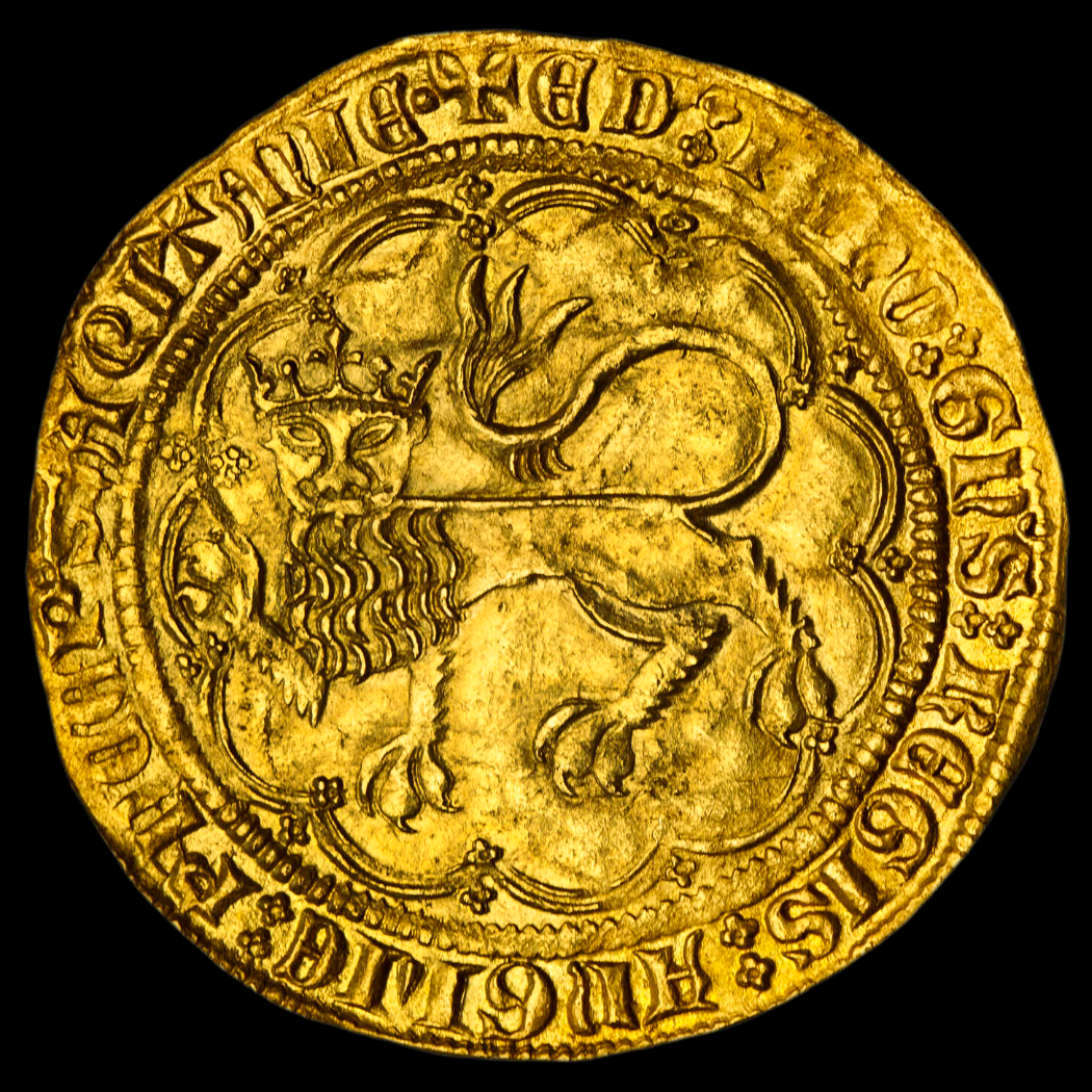1362-1372年 英領フランス アキテーヌ公領 リュイドール金貨