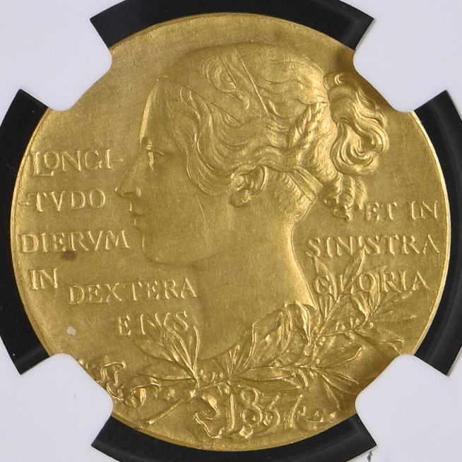 1897年 英国🇬🇧ヴィクトリア女王 ダイヤモンド・ジュビリー 金メダル