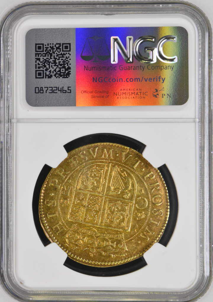 1637–1642年 スコットランド🇬🇧 ユナイト金貨 チャールズ1世 NGC AU58