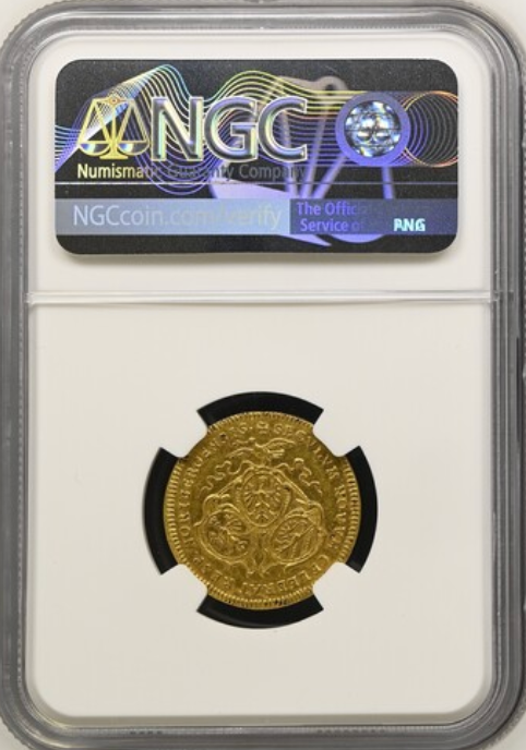 1700年 ドイツ🇩🇪 ニュルンベルク ラムダカット金貨 NGC AU58+