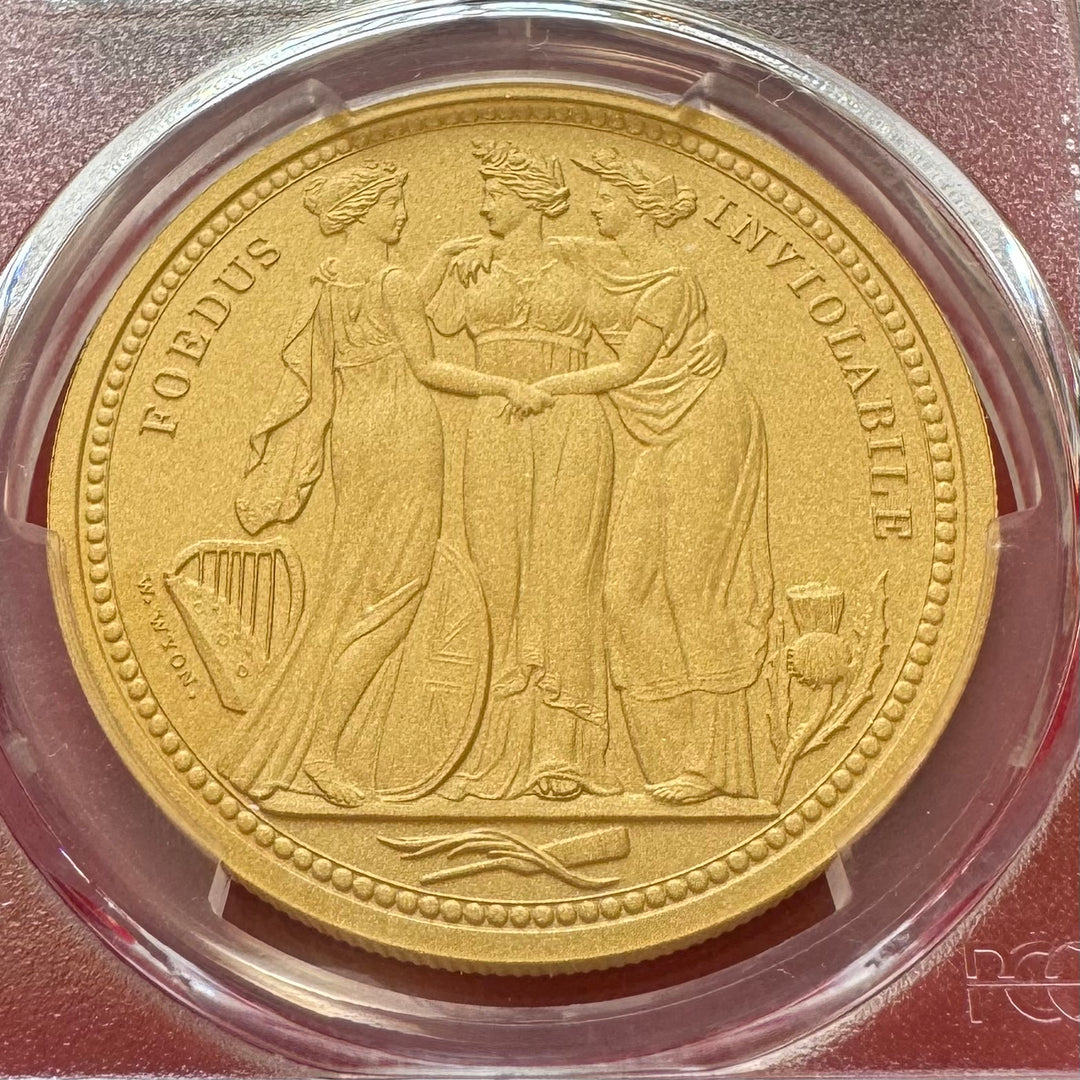 SOLD】2020年 オルダニー スリーグレイセス 5ポンド金貨 マット