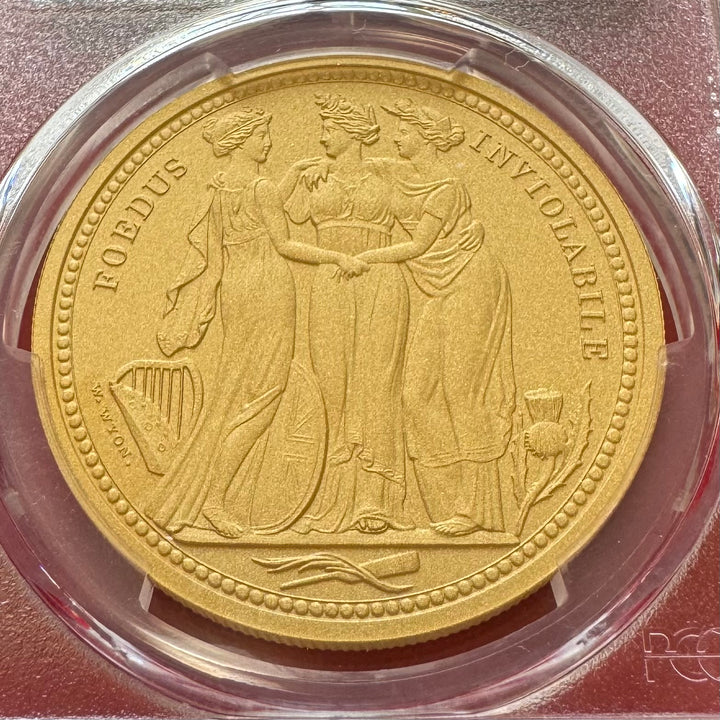 SOLD】2020年 オルダニー スリーグレイセス 5ポンド金貨 マット