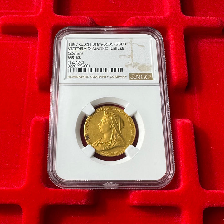 1897年 英国🇬🇧ヴィクトリア女王 ダイヤモンド・ジュビリー 金メダル