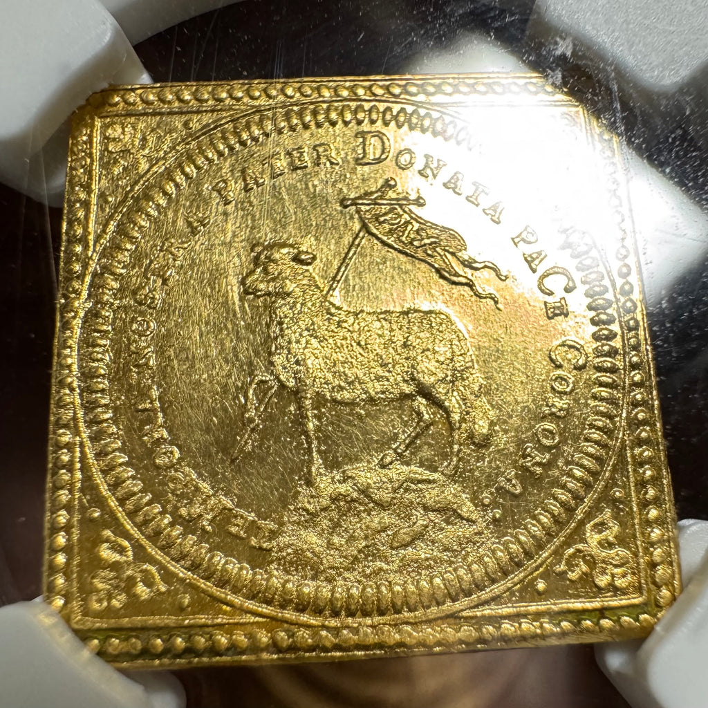 SOLD】1700年 ドイツ🇩🇪 ニュルンベルク ラムダカット ダカット金貨