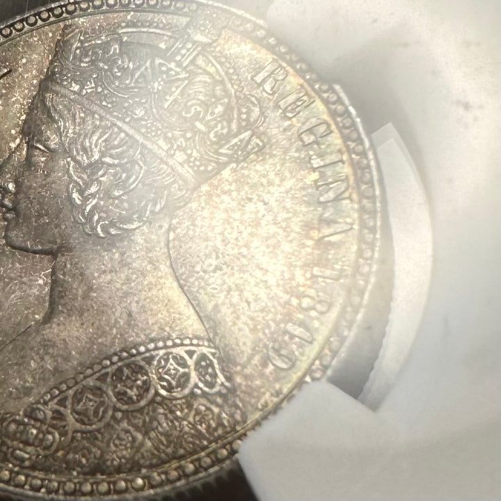 1849年 英国 ヴィクトリア女王 ゴシック ゴッドレス フローリン銀貨 MS64 初年号 – FIRST SOVEREIGN