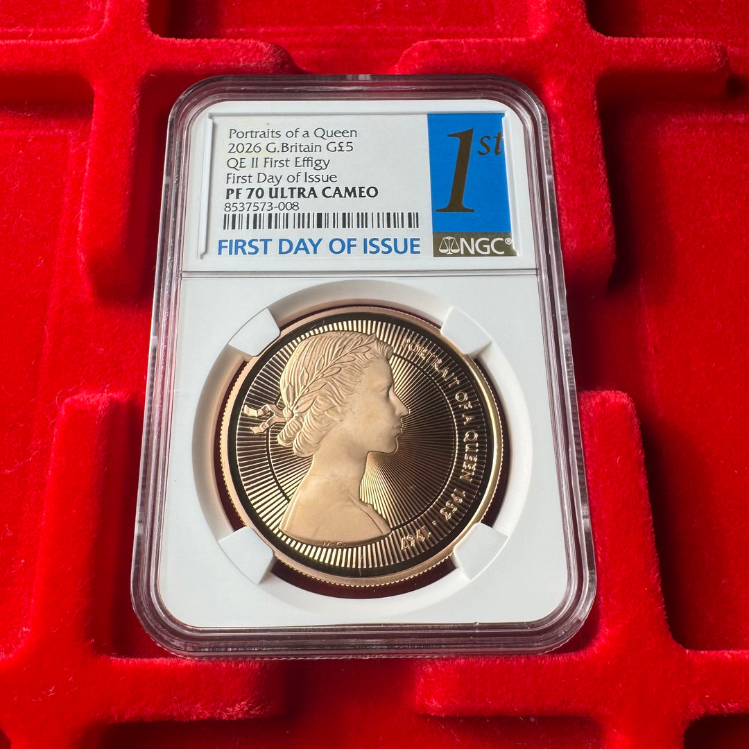 SOLD】2026年 英国🇬🇧 エリザベス2世生誕100周年記念 First Effigy 5
