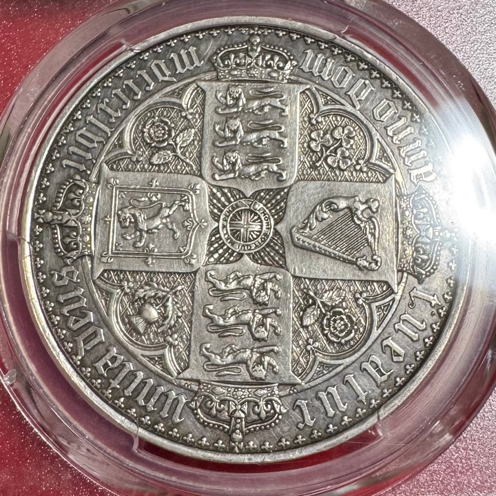 1847年 英国🇬🇧 ゴシッククラウン銀貨 PCGS PR58 UN DEC. – FIRST