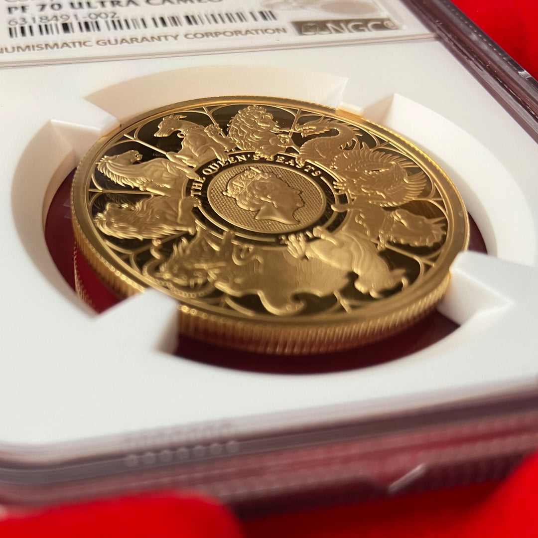 SOLD】2021年 クイーンズビースト コンプリーター 100ポンド金貨