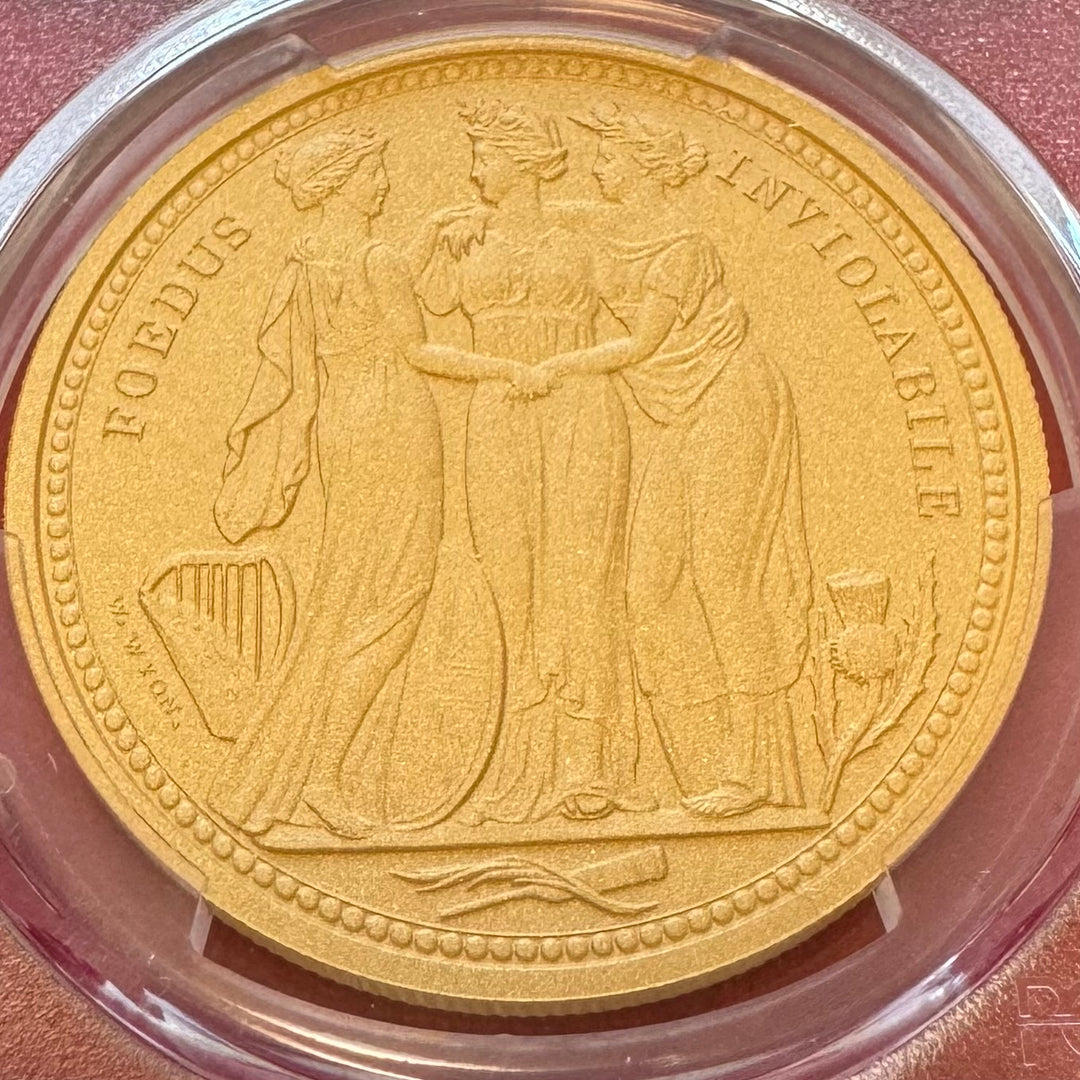 SOLD】2020年 オルダニー スリーグレイセス 5ポンド金貨 マット