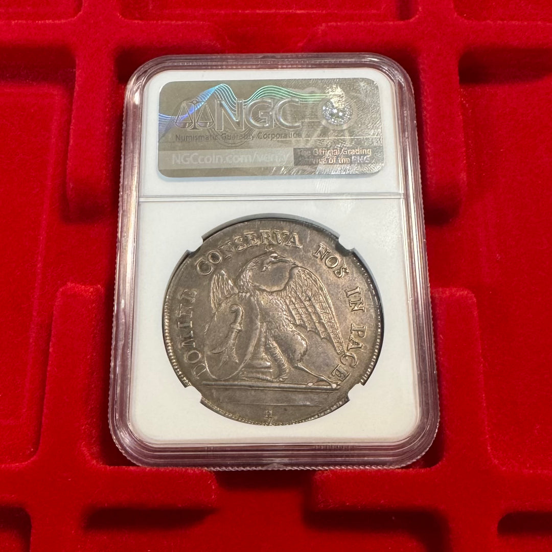 1793年 スイス🇨🇭バーゼル 都市景観 ターラー銀貨 NGC AU58