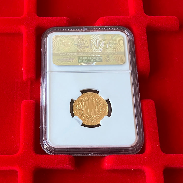 【高鑑定 MS67 ブレネリ】スイス 金貨 1949B 20フラン NGC 高鑑定 MS67 ブレネリ】スイス 金貨 1949B 20フラン NGC