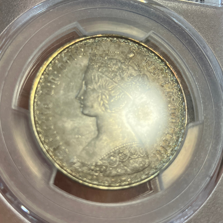 SOLD】1852年 英国 ヴィクトリア女王 ゴシックフローリン銀貨