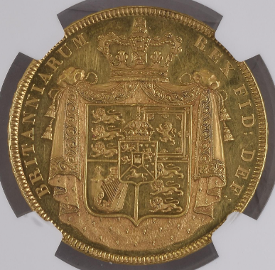 SOLD 1826年 英国 ジョージ4世 5ポンド金貨 PF61CAM NGC – FIRST SOLD 1826年 英国 ジョージ4世 5ポンド金貨 PF61CAM NGC – FIRST