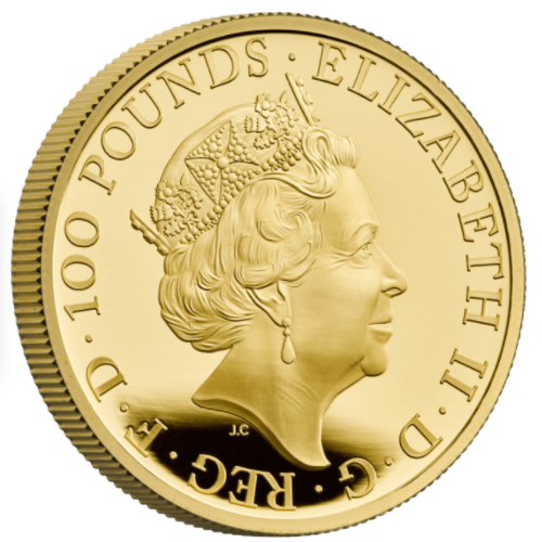 クイーンズビーストコンプリーター金貨 新品) イギリス「クィーンズ ビースト・コンプリーター」純金 1