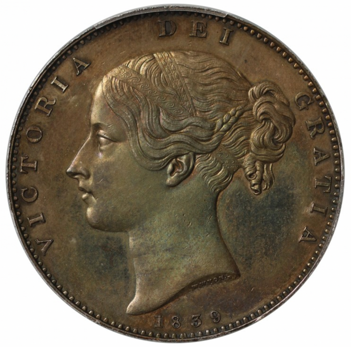 SOLD 1839年 英国🇬🇧 ヴィクトリア クラウン 銀貨 ヤングヘッド PR63 SOLD 1839年 英国🇬🇧 ヴィクトリア クラウン 銀貨 ヤングヘッド PR63