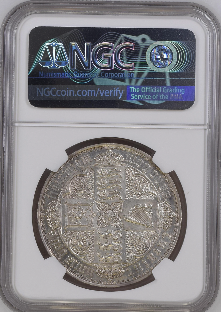 SOLD 1847年 英国 ゴシッククラウン銀貨 PF63 – FIRST SOVEREIGN