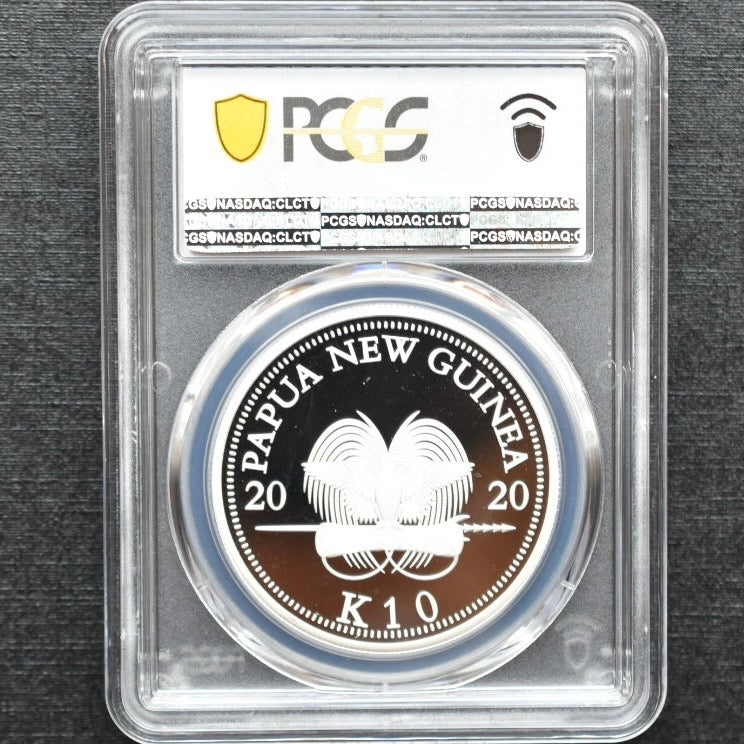 SOLD】パプアニューギニア 2020 極楽鳥 10キナ 銀貨 プルーフ PR70DC PCGS 最高鑑定 – FIRST SOVEREIGN