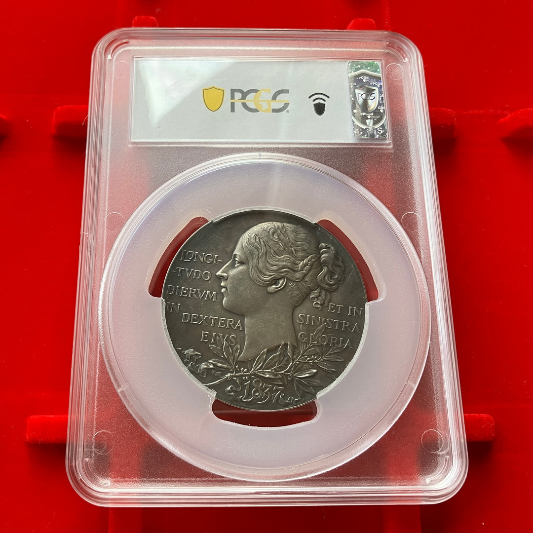 【SOLD】1897年 英国 ヴィクトリア女王 即位60周年記念 銀メダルSP64 + 銅メダルSP63 PCGS – FIRST SOVEREIGN