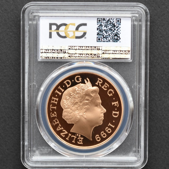 【SOLD】1999年 英国 ダイアナ ５ポンド金貨 PR69DCAM PCGS 元箱付 – FIRST SOVEREIGN