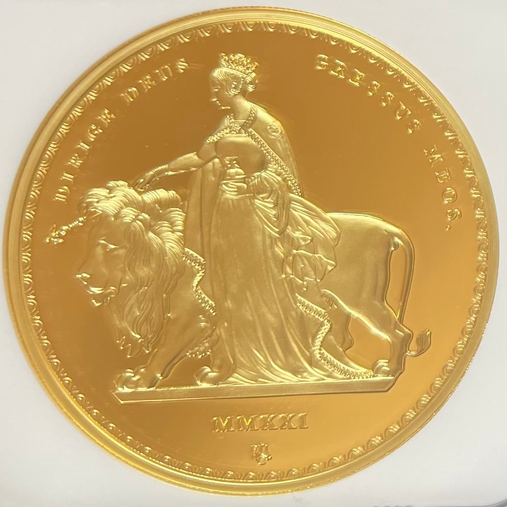 2021 オルダニー ウナ ライオン 2oz £5 銀貨 NGC PF70UC② - コレクション