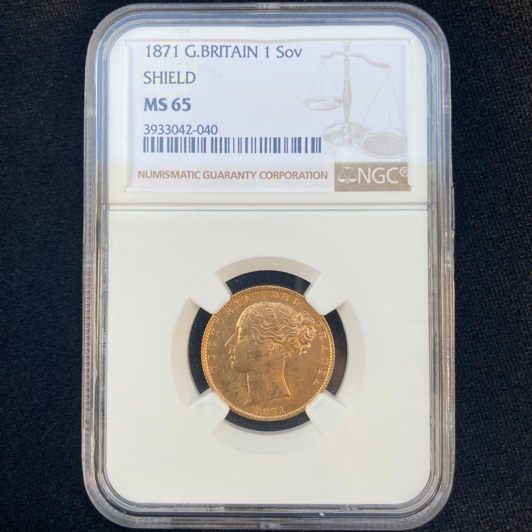 美しきヴィクトリア！！　最高鑑定　ニュージーランド　2ドル 1ソブリン金貨 Sold】1893年 ヴィクトリア 2ポンド金貨 MS64 NGC | ソブリン