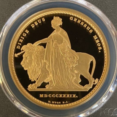 SOLD】2019年 イギリス領オルダニー ウナライオン 5ポンド金貨 