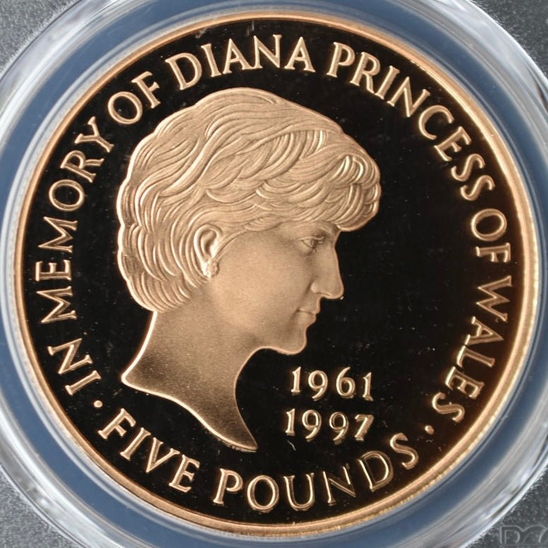 SOLD】1999年 英国 ダイアナ ５ポンド金貨 PR69DCAM PCGS 元箱付 – FIRST SOVEREIGN