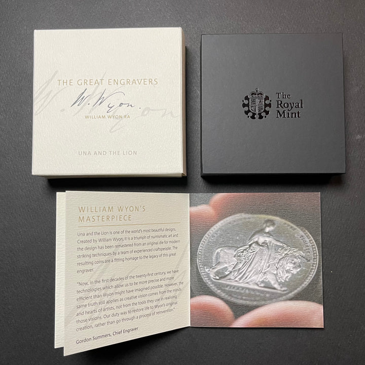 SOLD】2019年 英国ロイヤルミント ウナとライオン 2オンス 5ポンド銀貨