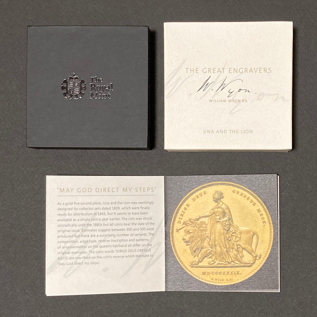 SOLD】最高鑑定 イギリス 2019年 ウナとライオン 2オンス 5ポンド銀貨