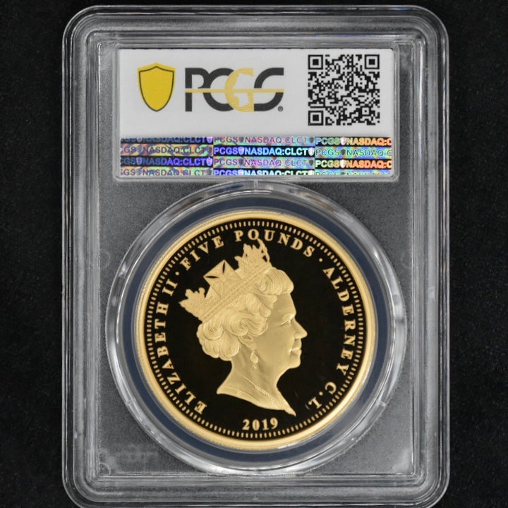 SOLD】イギリス領オルダニー 2019年 ウナとライオン 5ポンド金貨
