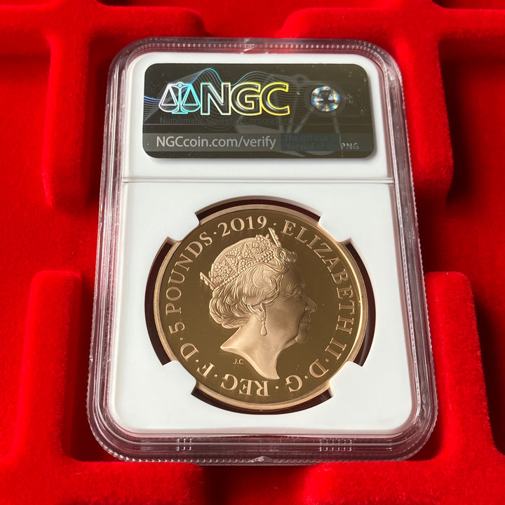 2019 ヴィクトリア女王 生誕200周年 5ポンド ピエフオー銀貨 準最高鑑定 Antique Coin ALE アンティークコイン エーエルイー / 2019年