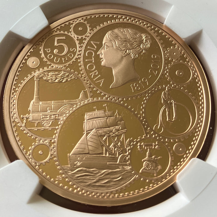 2019年 英国 ヴィクトリア生誕200年記念 5ポンド金貨 One of