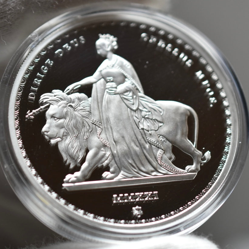 セントヘレナ 2023年 ウナとライオン コレクション 2ポンド金貨 0.5